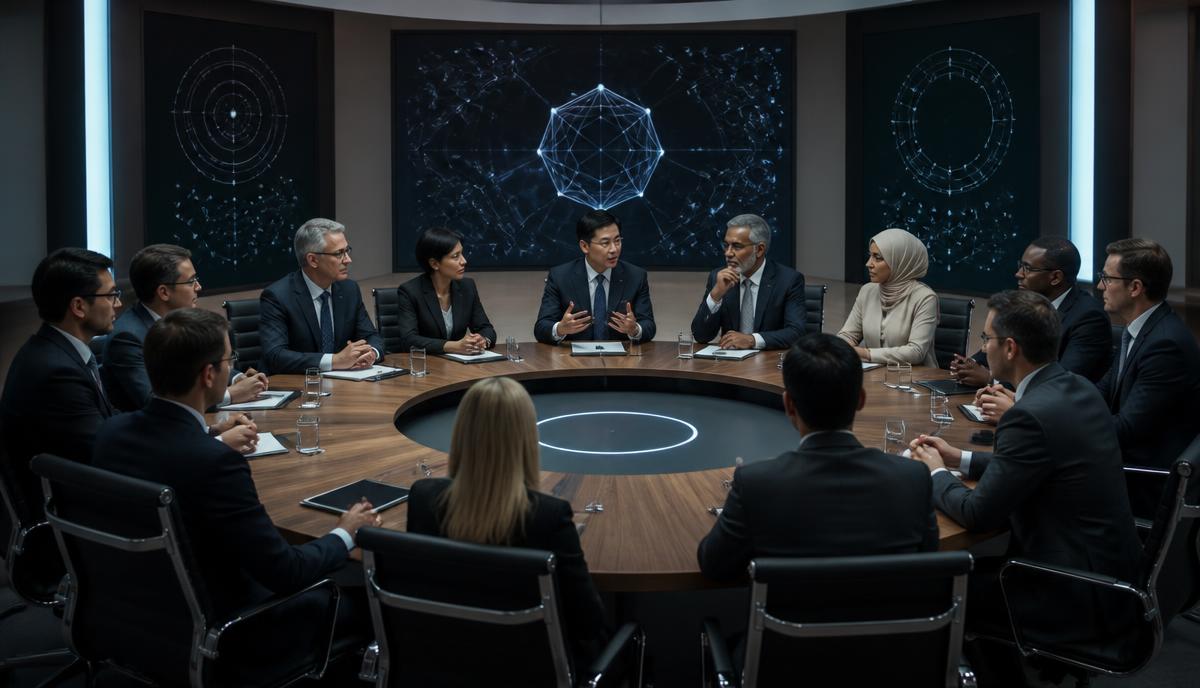 Technology and policy leaders meeting to discuss AI standards